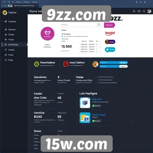 Análise da interface do usuário no 9zz.com